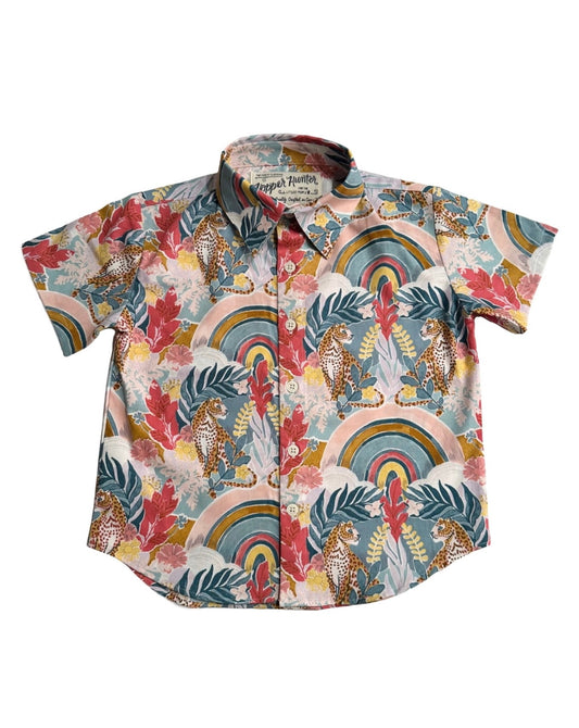 Made in Canada, Kids short sleeve shirt from 18 Waits — a Sustainable Men's clothing brand offering Vintage Inspired menswear and Rock and Roll Fashion. A refined Imogene and Willie alternative for those who value quality and character.