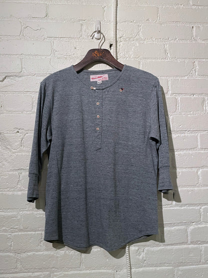 Vintage Hitchhiker Henley | Faded Blue