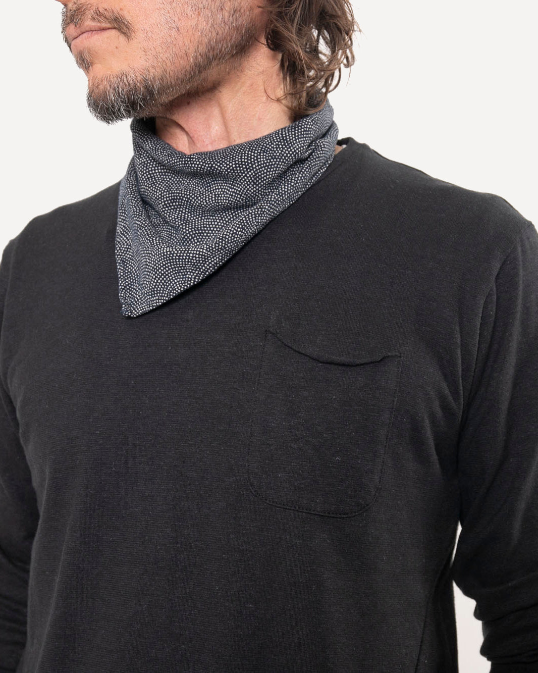 Made in Canada Long Sleeve Pocket Tee from 18 Waits — a Sustainable Men's clothing brand offering Vintage Inspired menswear and Rock and Roll Fashion.
