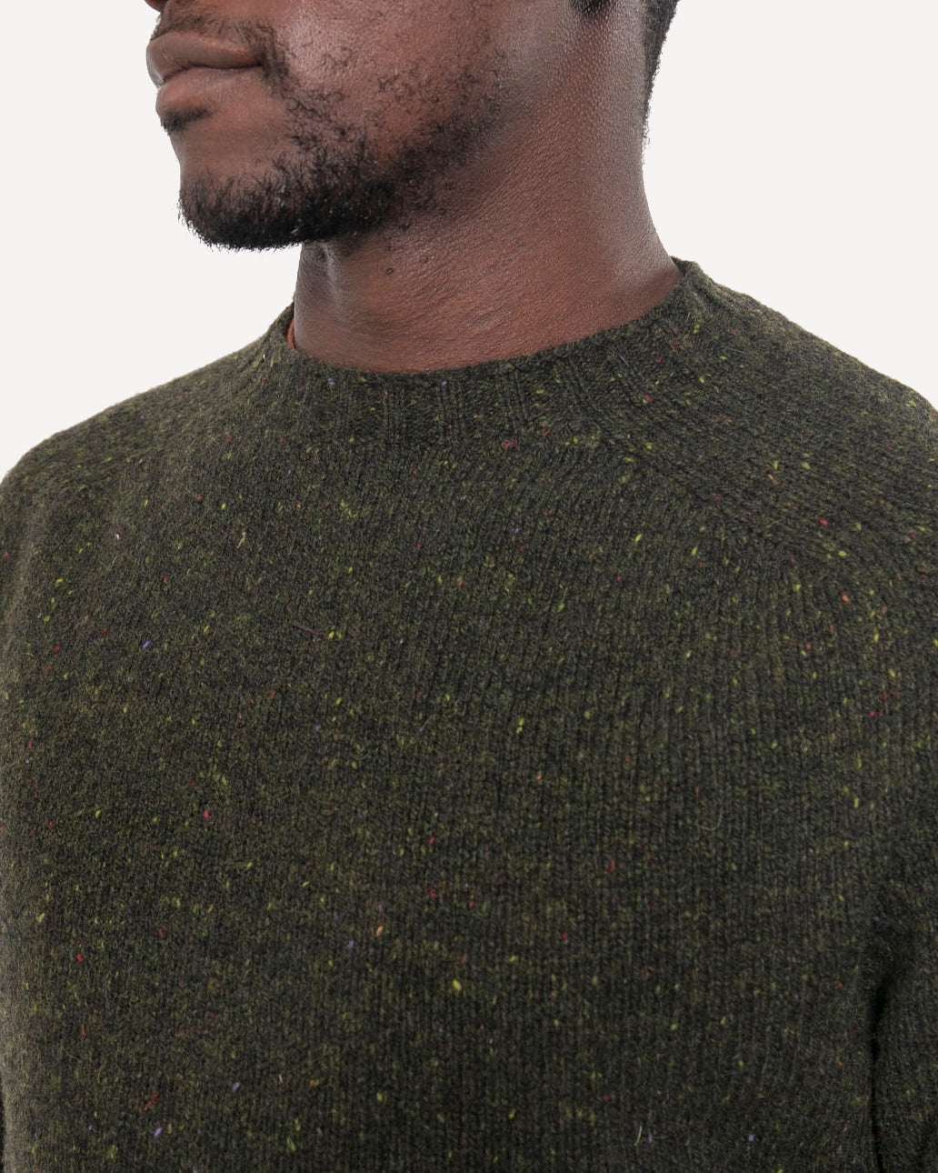 Made in Canada The Highland Crew neck from 18 Waits — a Sustainable Men's clothing brand offering Vintage Inspired menswear and Rock and Roll Fashion.
