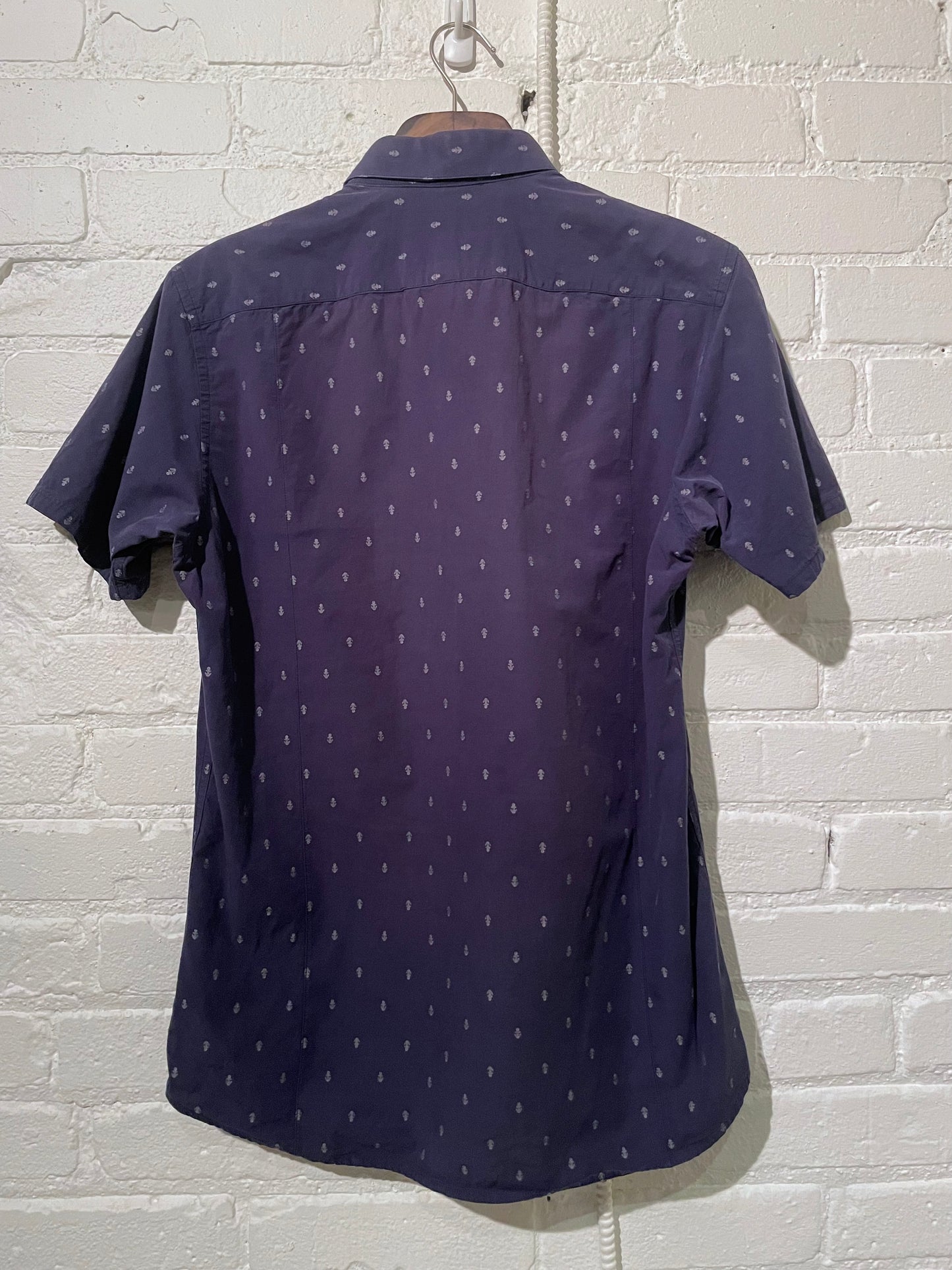 Vintage Short Sleeve Dylan | Navy Anchors