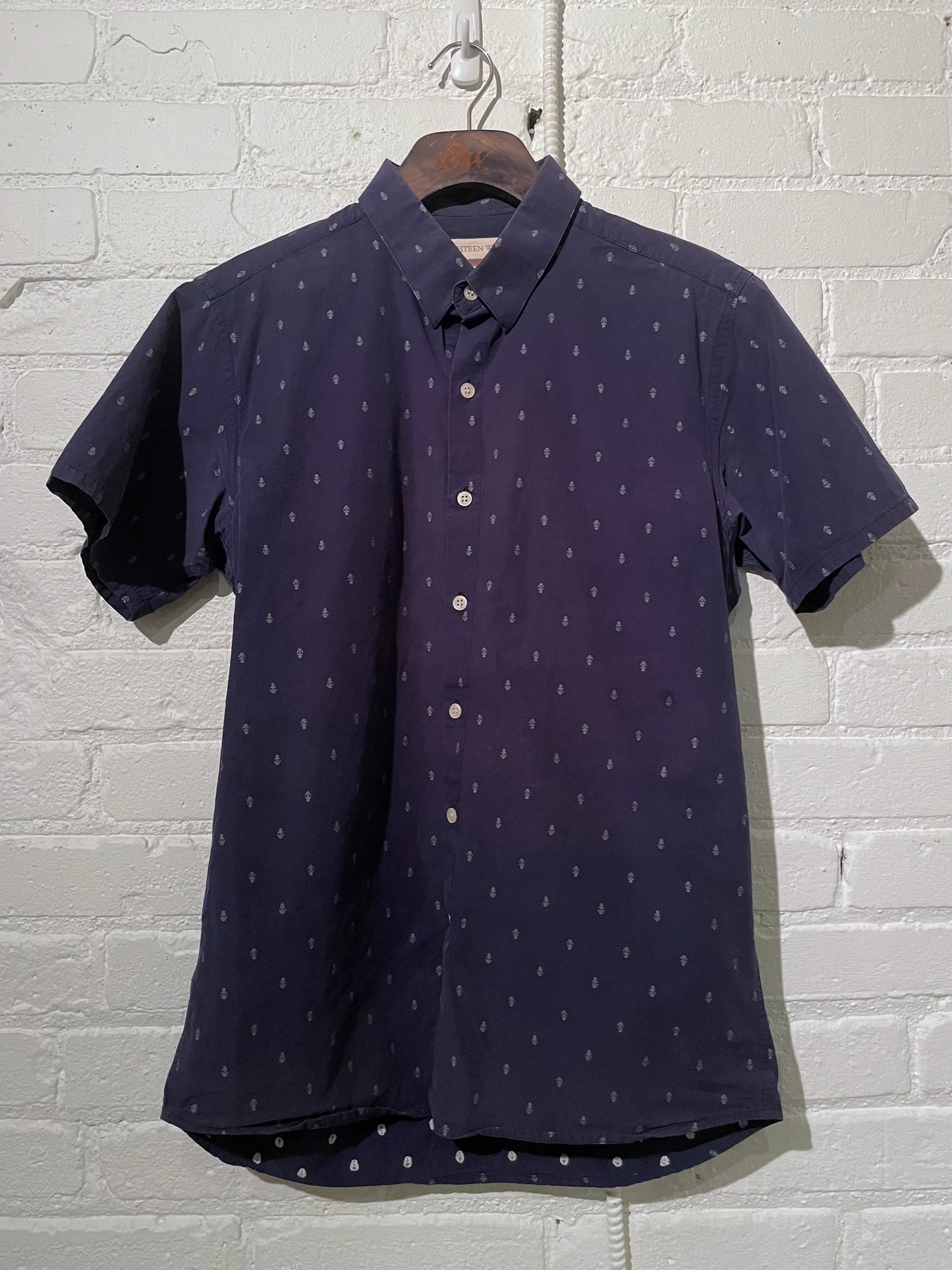 Vintage Short Sleeve Dylan | Navy Anchors