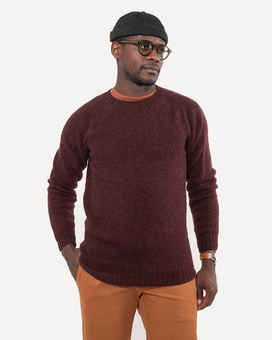 Made in Canada The Highland Crew neck from 18 Waits — a Sustainable Men's clothing brand offering Vintage Inspired menswear and Rock and Roll Fashion.