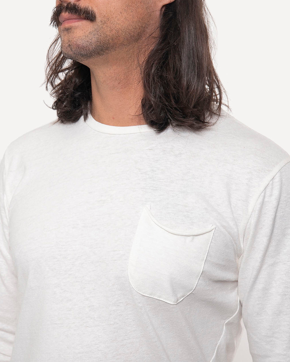 Made in Canada Long Sleeve Pocket Tee from 18 Waits — a Sustainable Men's clothing brand offering Vintage Inspired menswear and Rock and Roll Fashion.