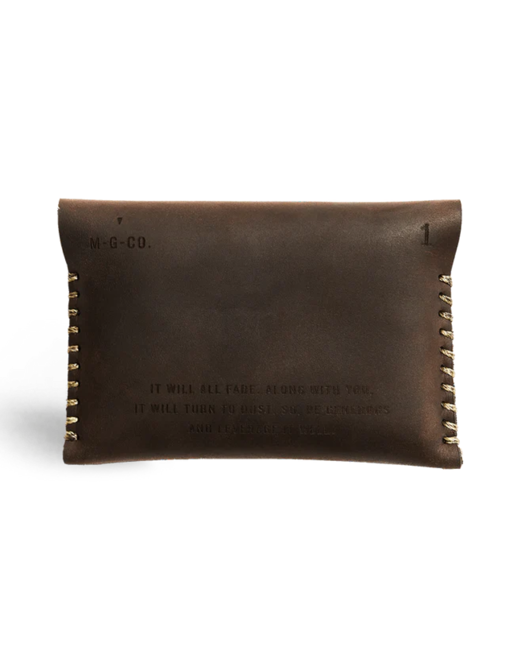 MISC Goods | Slim Tuck Wallet | Dark Brown