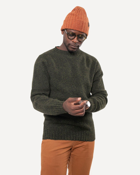 Made in Canada The Highland Crew neck from 18 Waits — a Sustainable Men's clothing brand offering Vintage Inspired menswear and Rock and Roll Fashion.