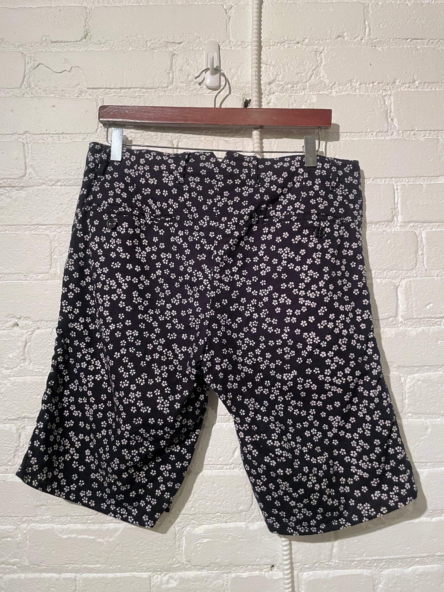 Vintage Signature Shorts | Indigo Flowers