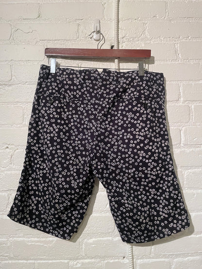 Vintage Signature Shorts | Indigo Flowers