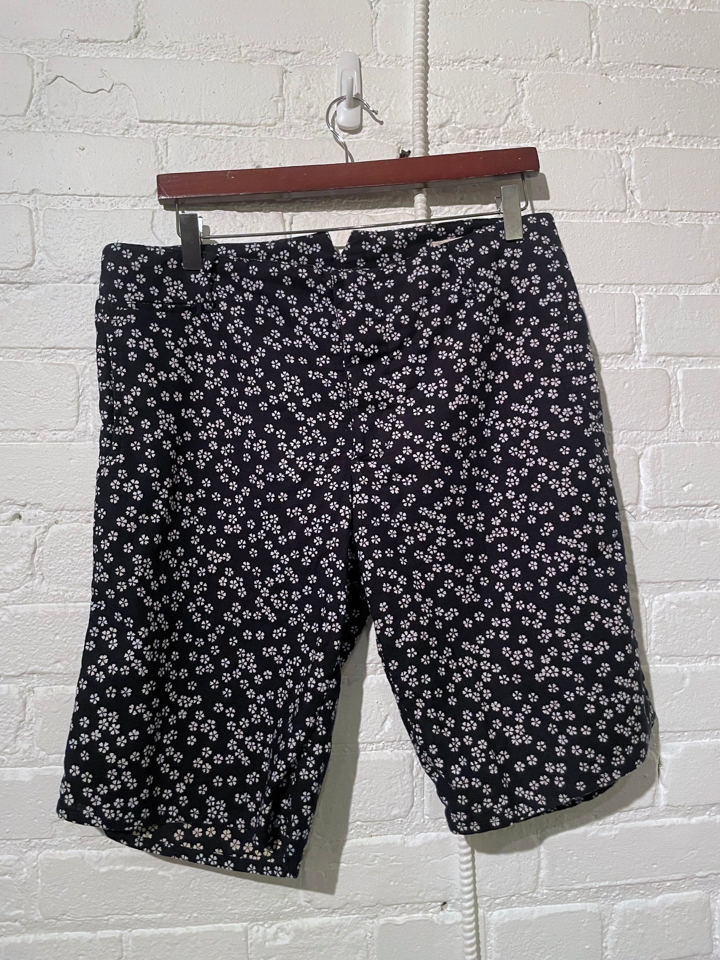 Vintage Signature Shorts | Indigo Flowers