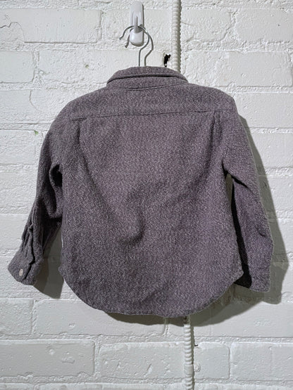 Hopper Hunter Long Sleeve Pocket Shirt | Grey Flannel