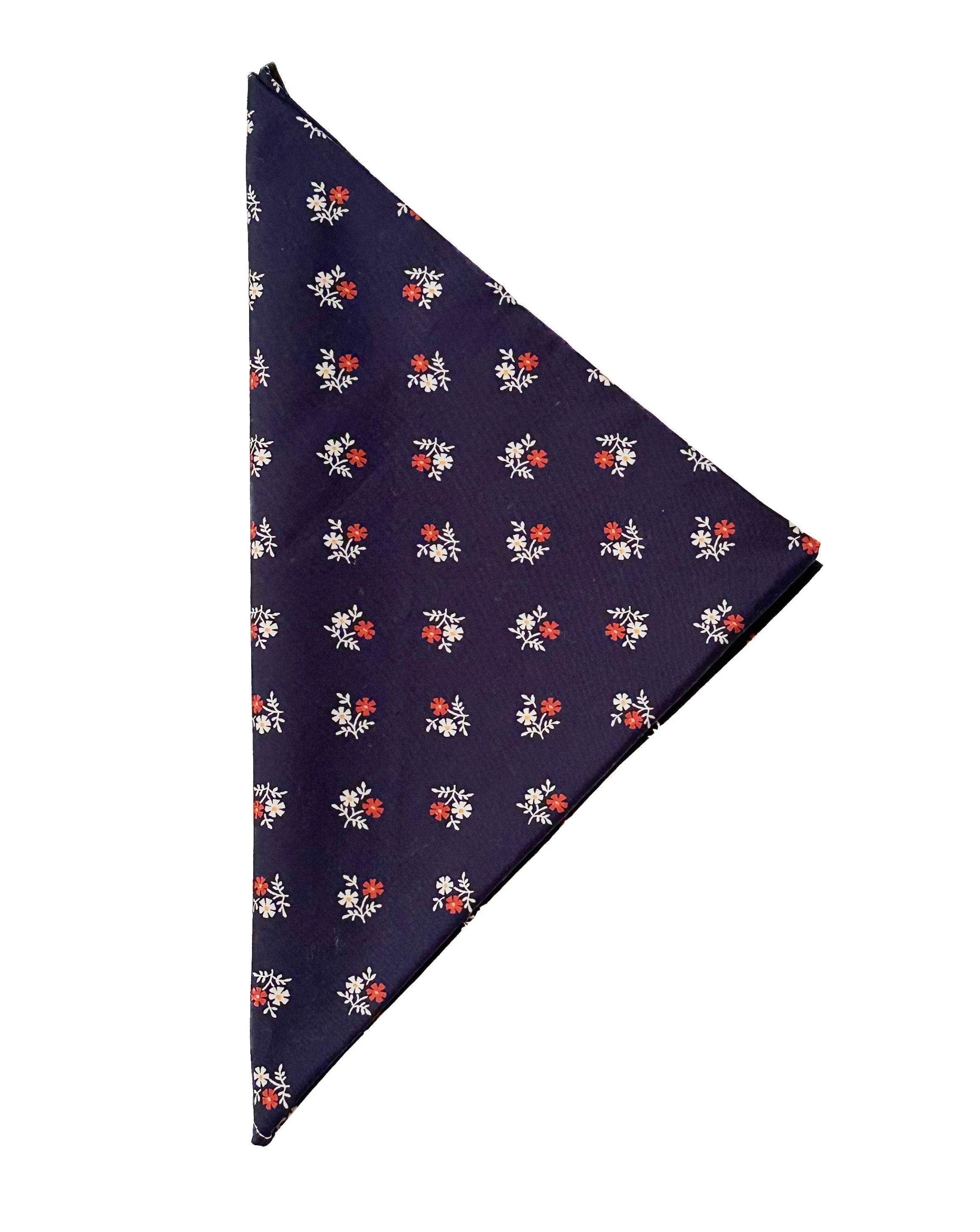 Brakeman Bandana | Flowers on Navy