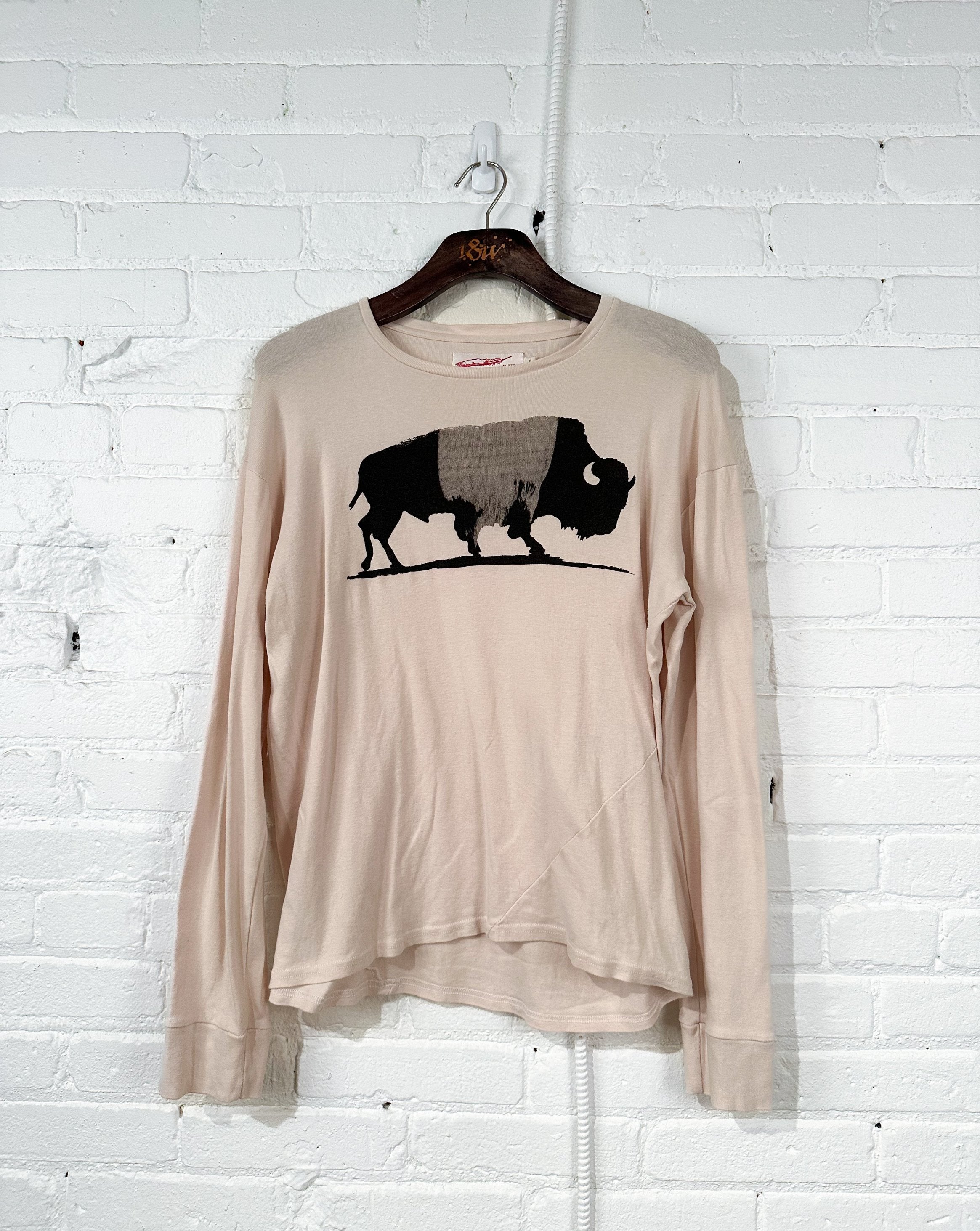 Vintage Crew LS | Bison