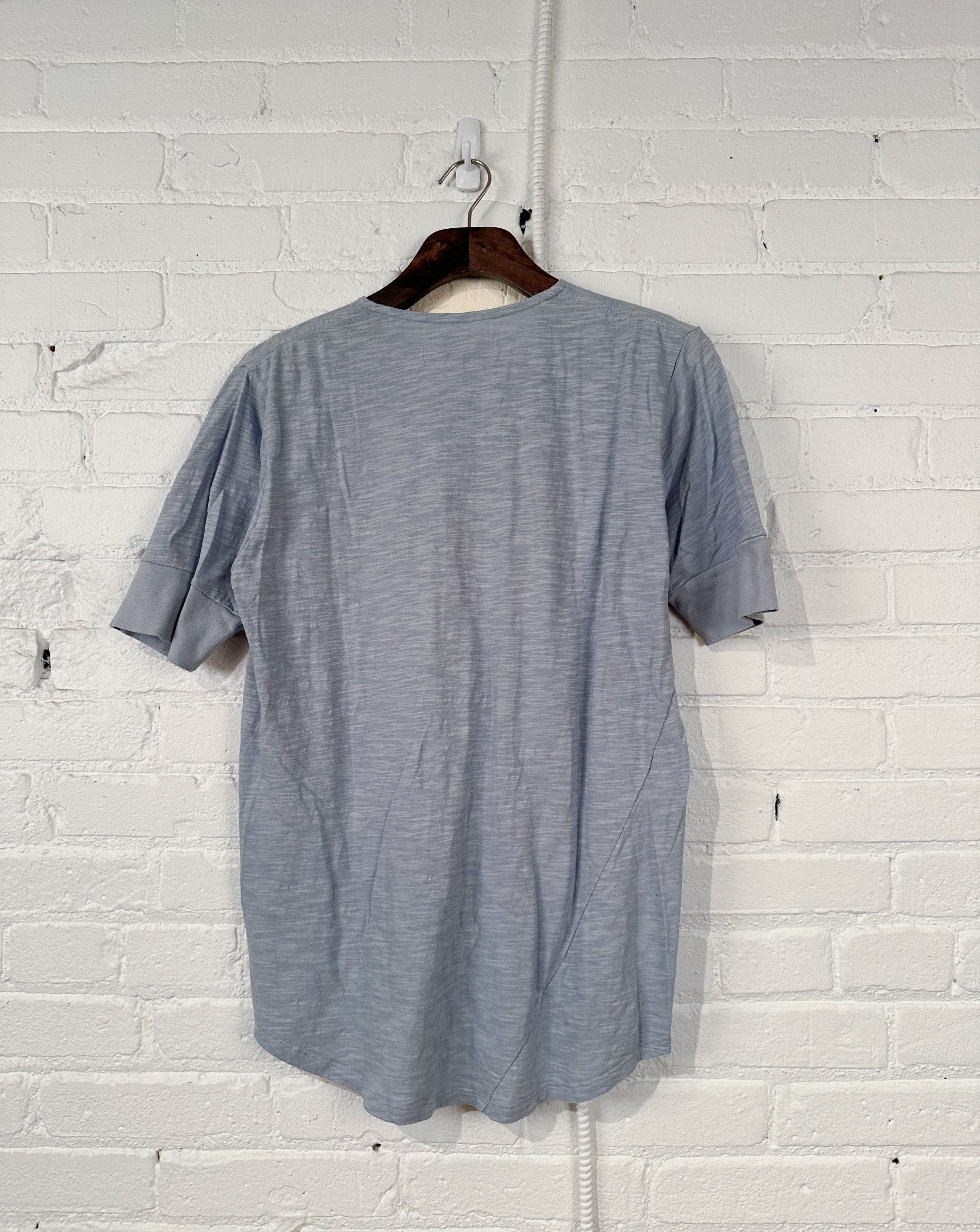 Vintage Hitchhiker Henley | Light Blue Slub