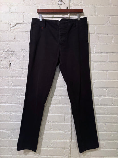 Vintage Signature Trouser | Black Bull Denim