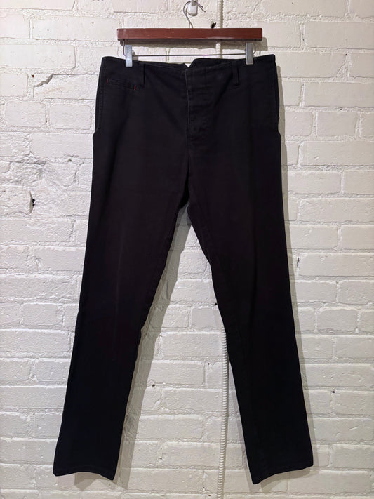 Vintage Signature Trouser | Black Bull Denim