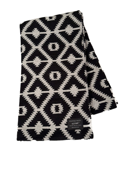 Made in Canada, the Canyon Nights Scarf from 18 Waits, a sustainable menswear brand known for vintage-inspired style and rock and roll fashion—an Imogene and Willie alternative focused on quality and character.