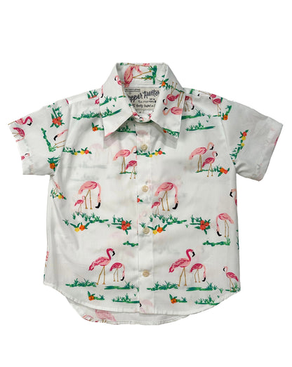 Made in Canada, Kids short sleeve shirt from 18 Waits — a Sustainable Men's clothing brand offering Vintage Inspired menswear and Rock and Roll Fashion. A refined Imogene and Willie alternative for those who value quality and character.