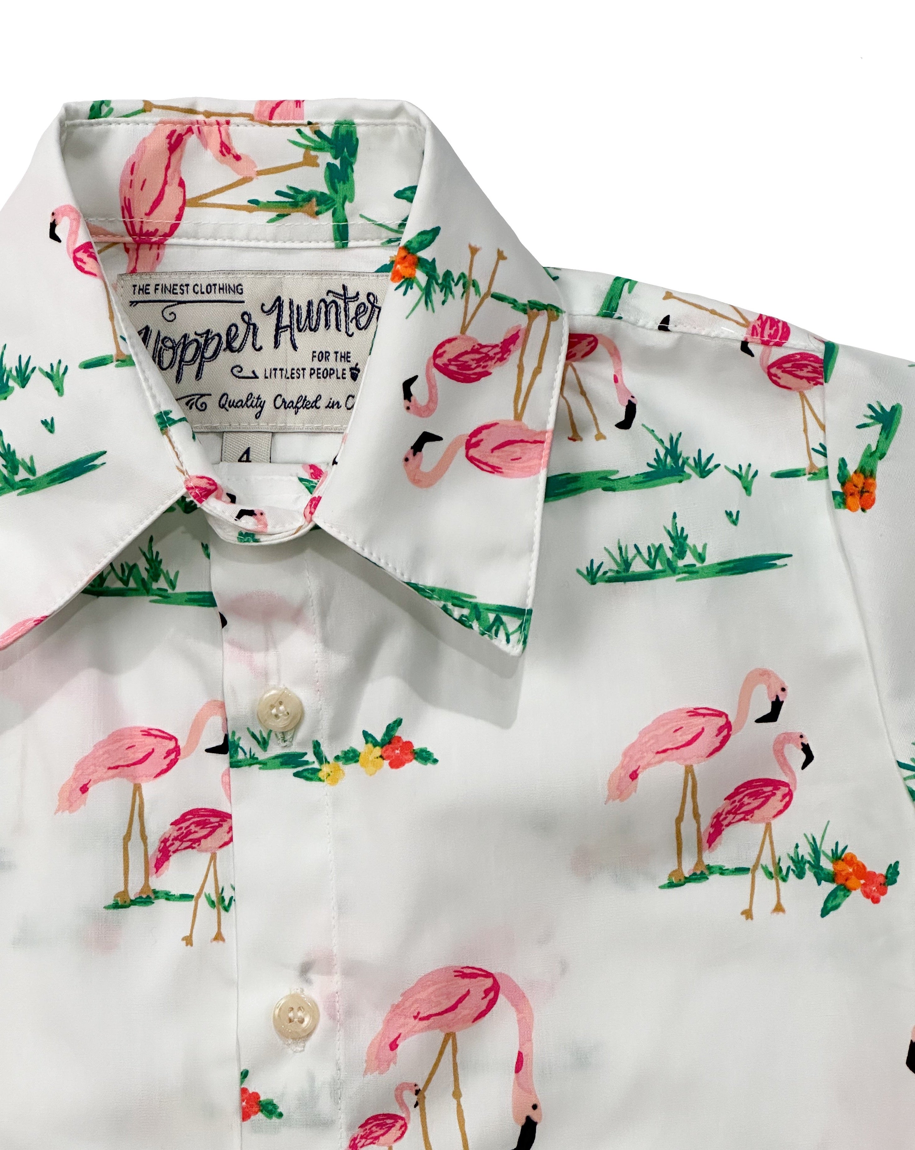 Short Sleeve Shirt | Flamingo Fields