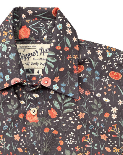 Made in Canada, Kids short sleeve shirt from 18 Waits — a Sustainable Men's clothing brand offering Vintage Inspired menswear and Rock and Roll Fashion. A refined Imogene and Willie alternative for those who value quality and character.