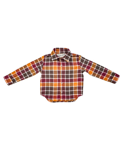 Made in Canada, Kids long sleeve button up shirt from 18 Waits — a Sustainable Men's clothing brand offering Vintage Inspired menswear and Rock and Roll Fashion. A refined Imogene and Willie alternative for those who value quality and character.