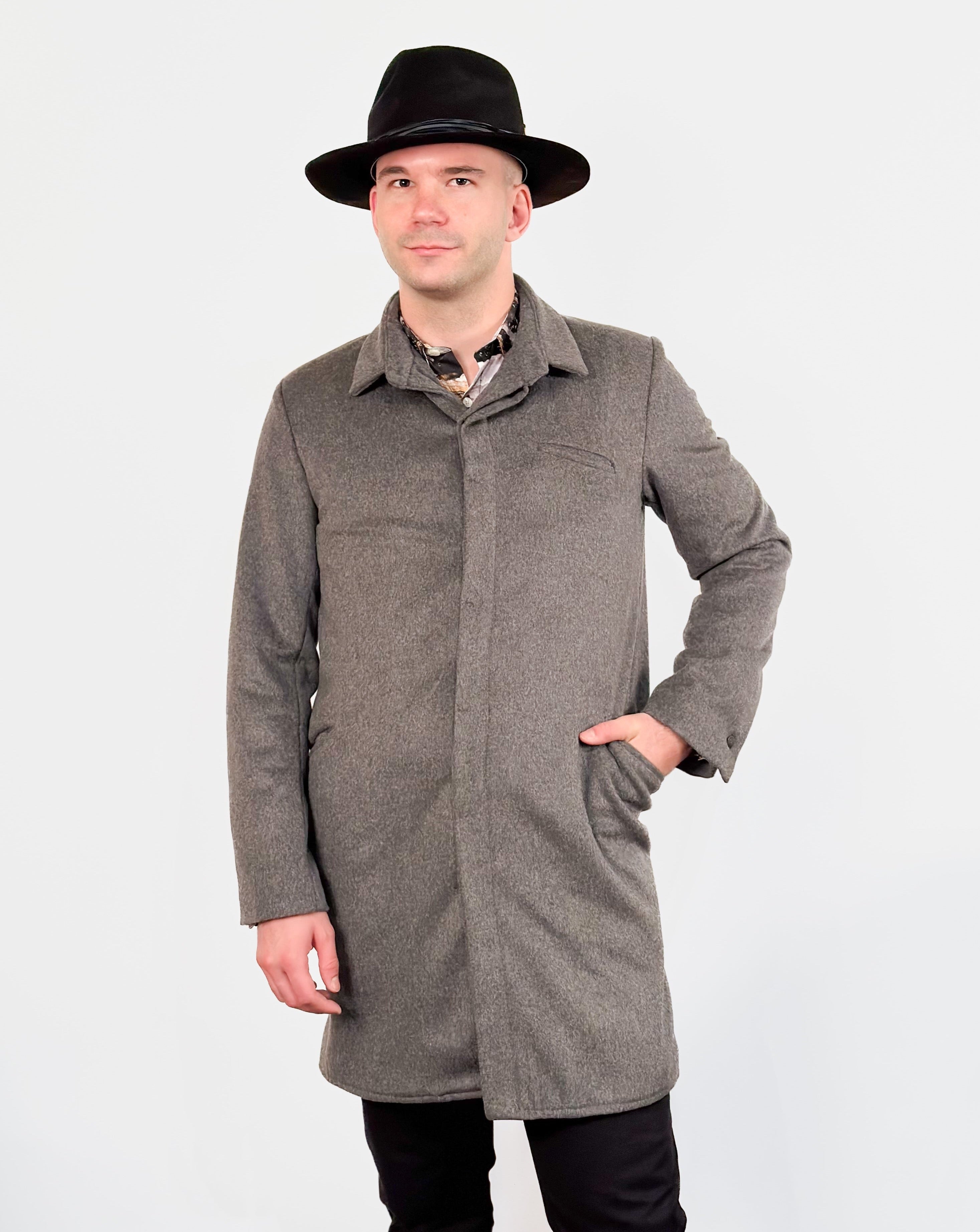 Classic Trench | Light Grey Wool