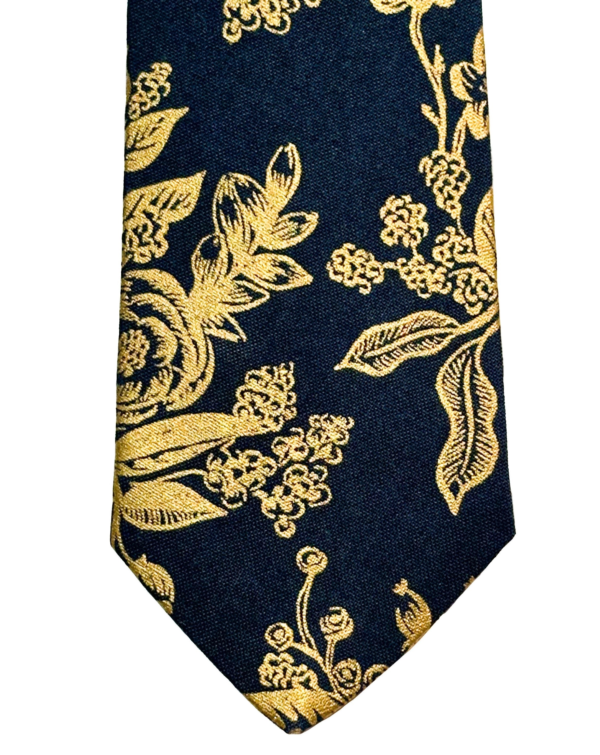 The Tie | Gold Floral