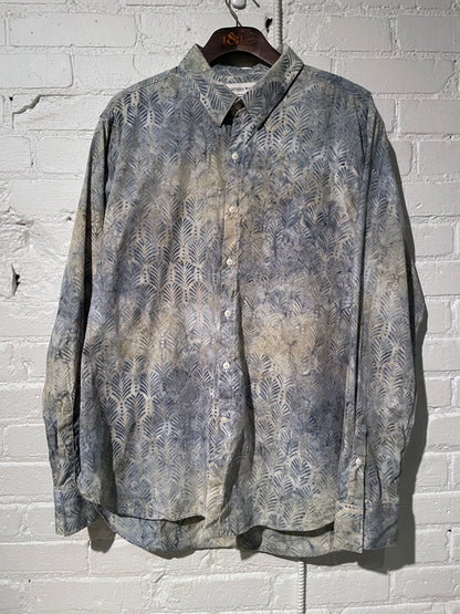 Vintage Dylan | Blue Batik Leaves