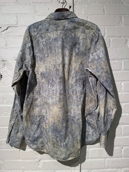 Vintage Dylan | Blue Batik Leaves