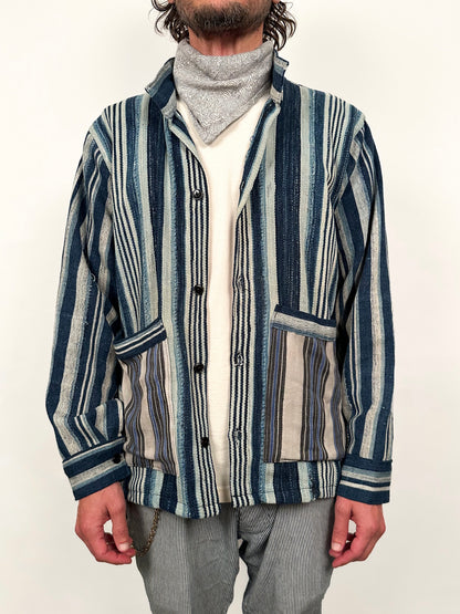 Made in Canada, the Wanderer Jacket from 18 Waits — a Sustainable Men's clothing brand offering Vintage Inspired menswear and Rock and Roll Fashion. A refined Imogene and Willie alternative for those who value quality and character.