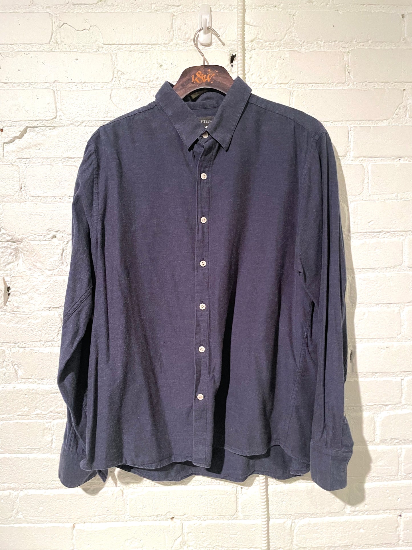 Vintage Dylan | Soft Navy Flannel