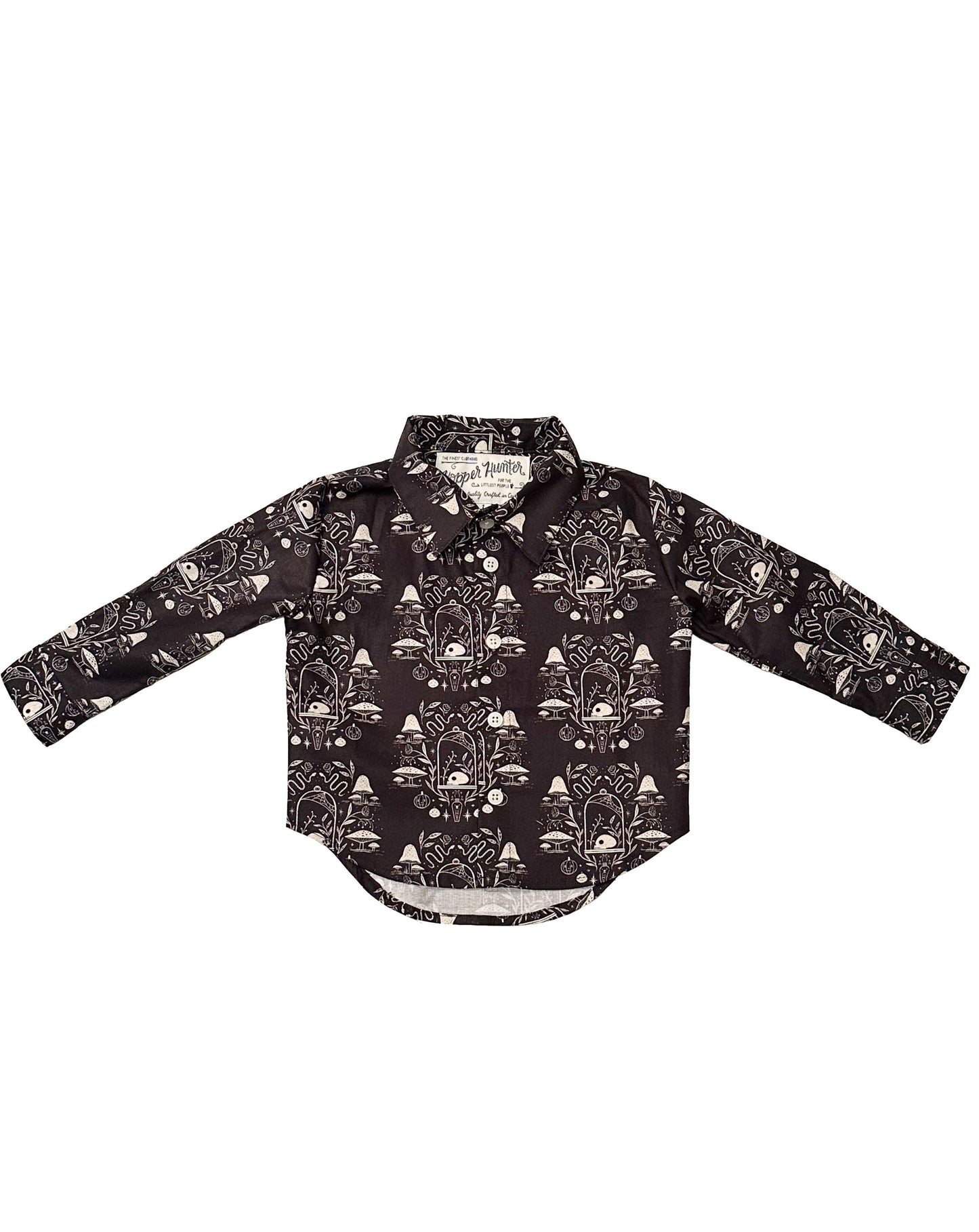 Made in Canada, Kids long sleeve shirt from 18 Waits — a Sustainable Men's clothing brand offering Vintage Inspired menswear and Rock and Roll Fashion. A refined Imogene and Willie alternative for those who value quality and character.