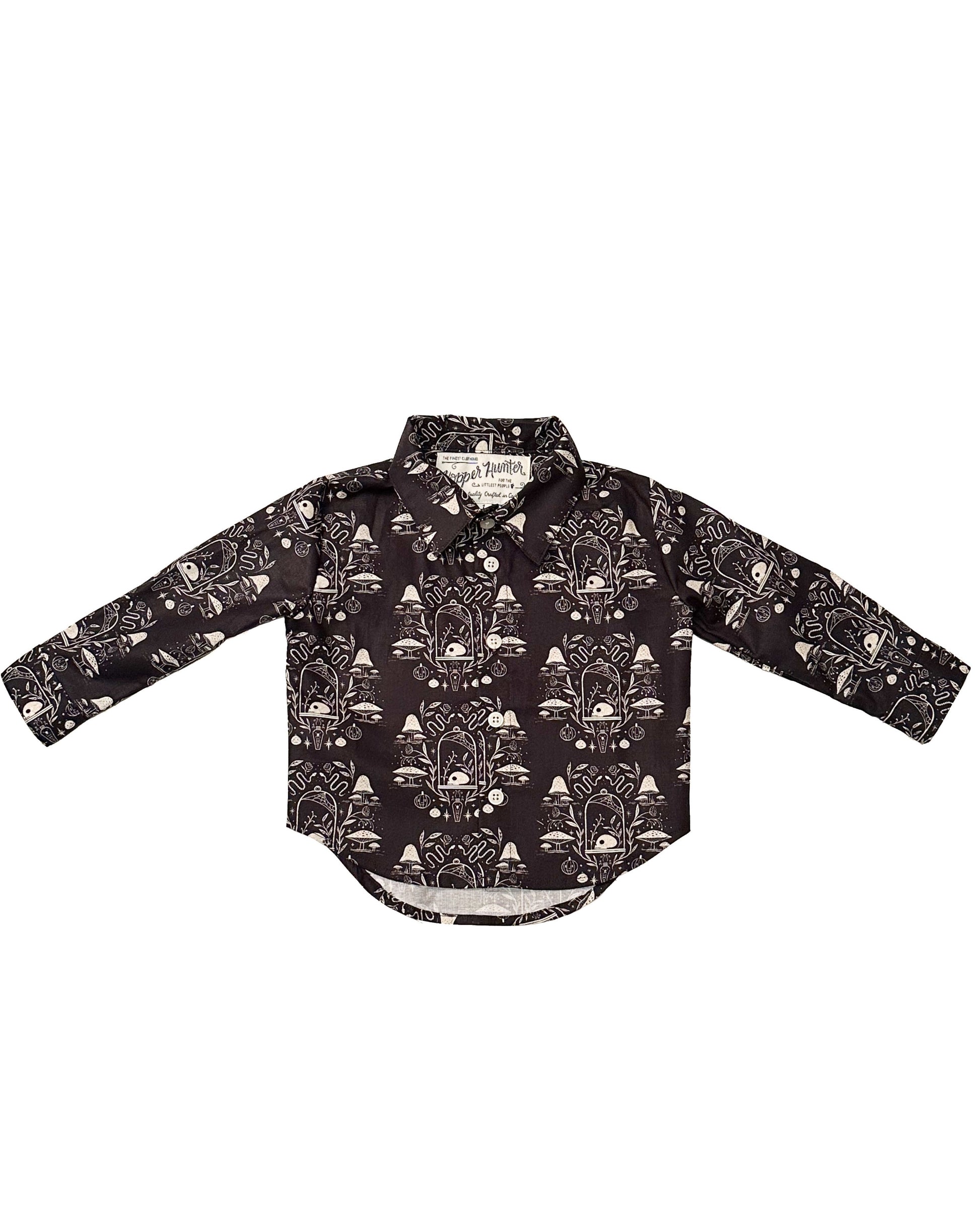 Made in Canada, Kids long sleeve shirt from 18 Waits — a Sustainable Men's clothing brand offering Vintage Inspired menswear and Rock and Roll Fashion. A refined Imogene and Willie alternative for those who value quality and character.