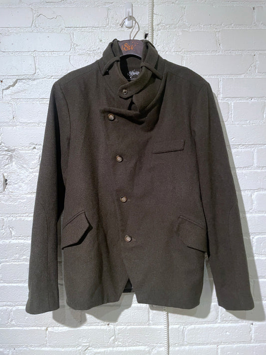 Vintage Brigadier Jacket | Olive Wool