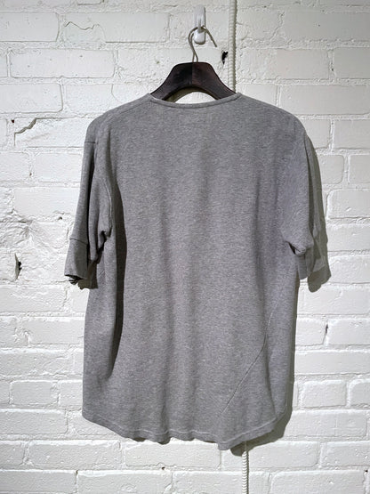 Vintage Hitchhiker Henley | Organic Grey Micro Waffle