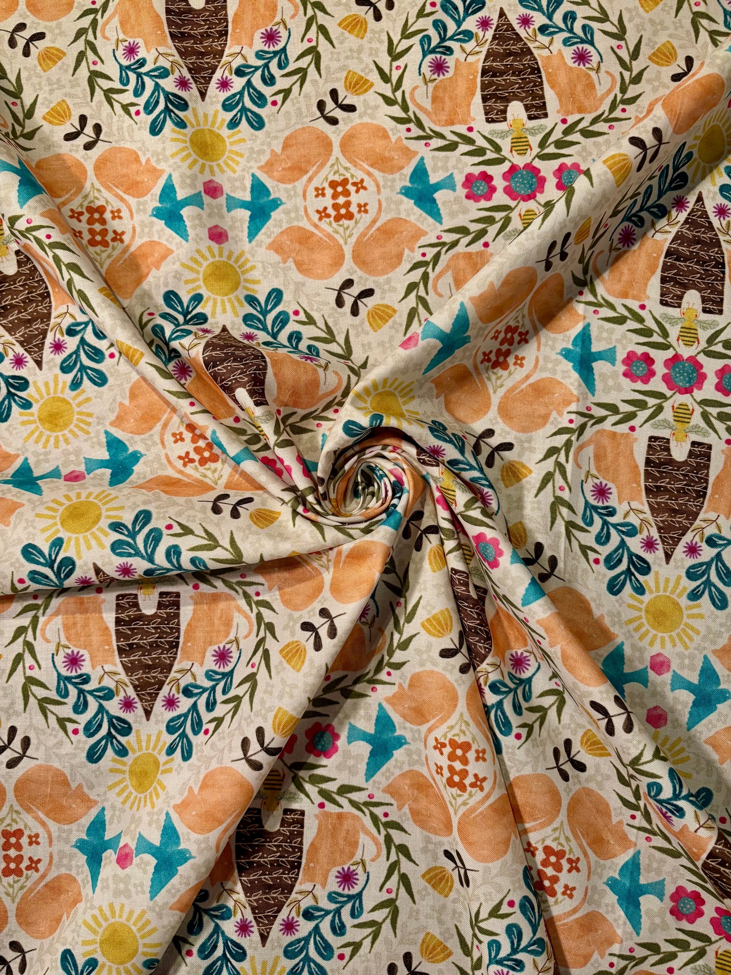 Fabric | Birds & the Bees Cotton
