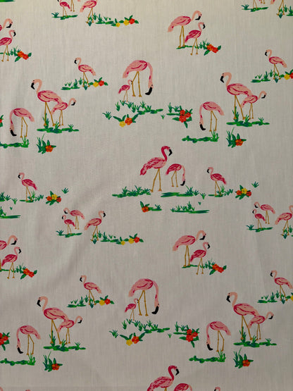 Fabric | Flamingo Fields Cotton