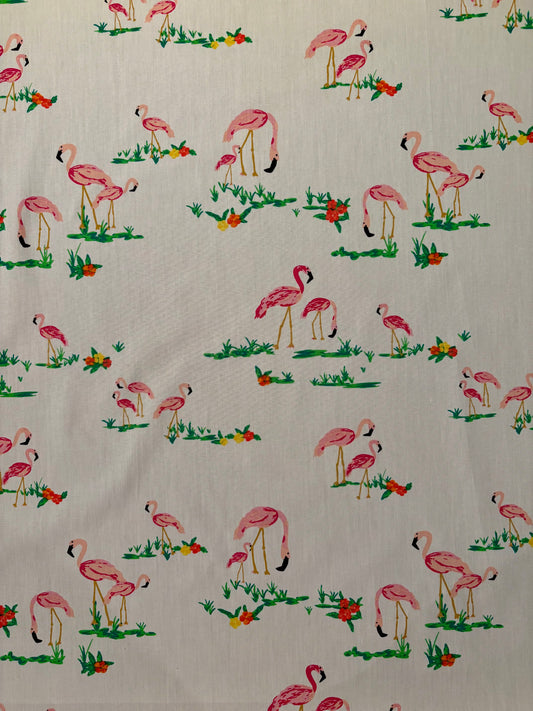 Fabric | Flamingo Fields Cotton