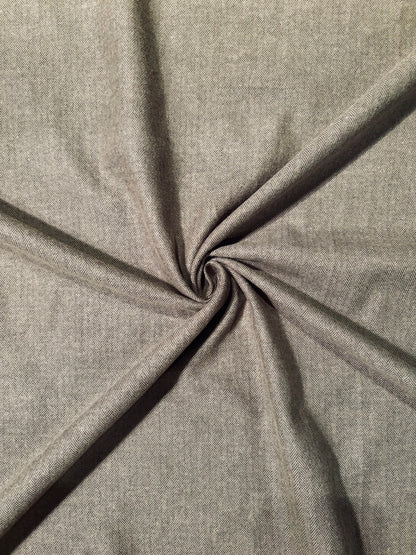 Fabric |  Olive Herringbone Cotton Flannel