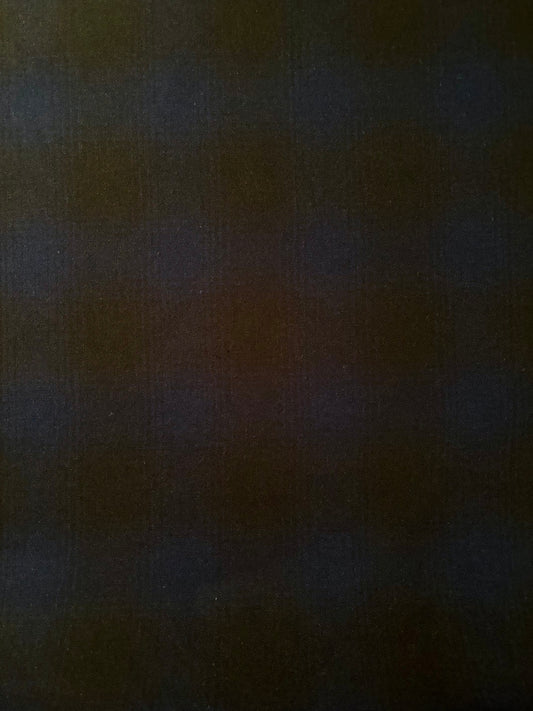 Fabric |  Navy/Black Plaid Cotton Flannel