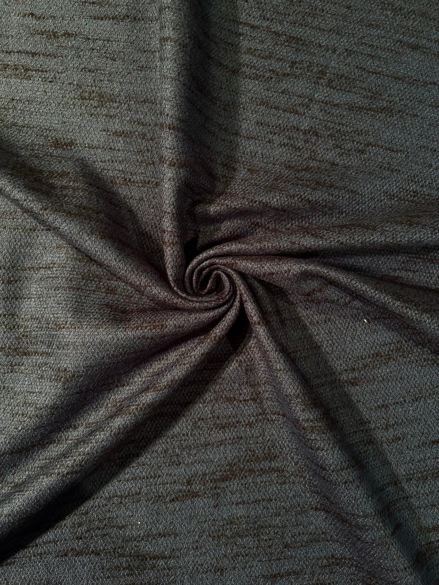 Fabric |  Navy/Black Heathered Cotton Flannel