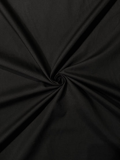 Fabric |  Black Cotton Broadcloth