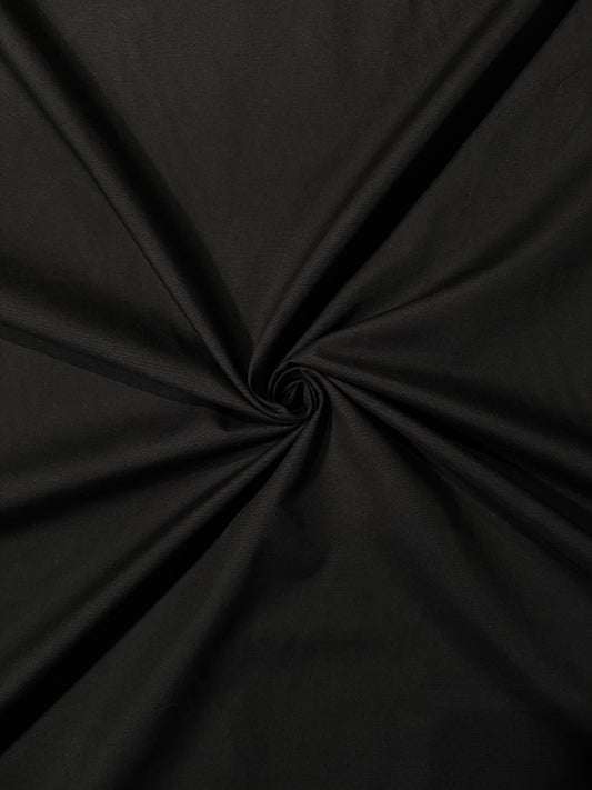 Fabric |  Black Cotton Broadcloth