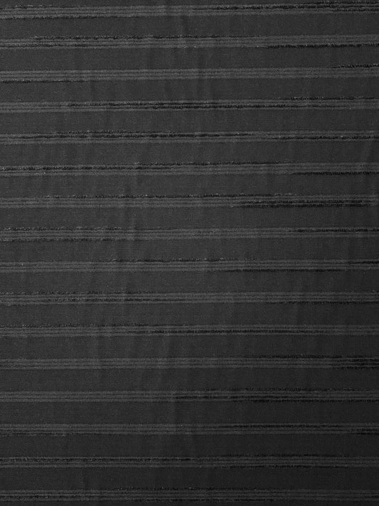 Fabric | Black Texture Stripe Cotton