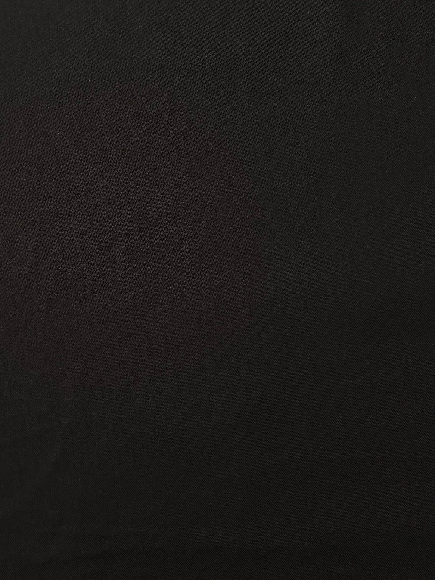 Fabric | Black Brushed Cotton Twill