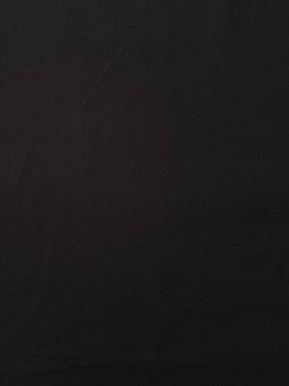 Fabric | Black Brushed Cotton Twill