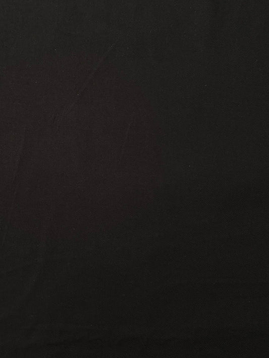 Fabric | Black Brushed Cotton Twill
