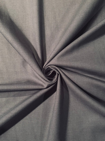 Fabric | Light Grey Melange Cotton Twill