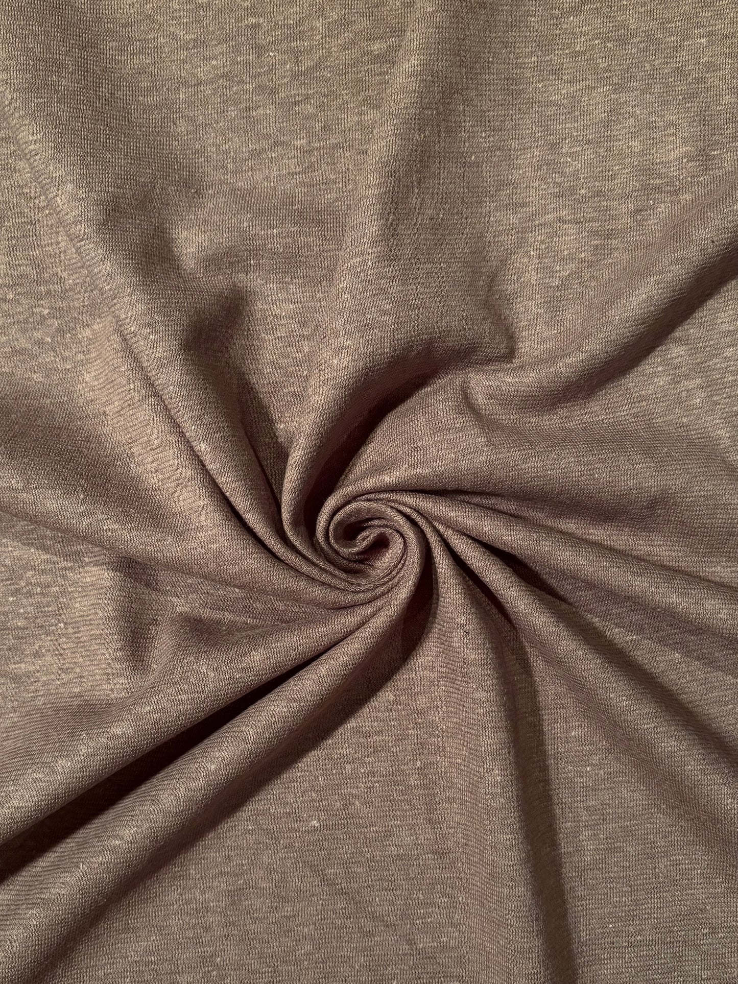 Fabric | Smokey Walnut Hemp/Cotton Knit Jersey