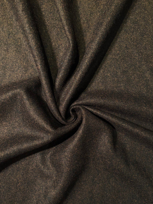 Fabric | Dark Brown Wool Coating