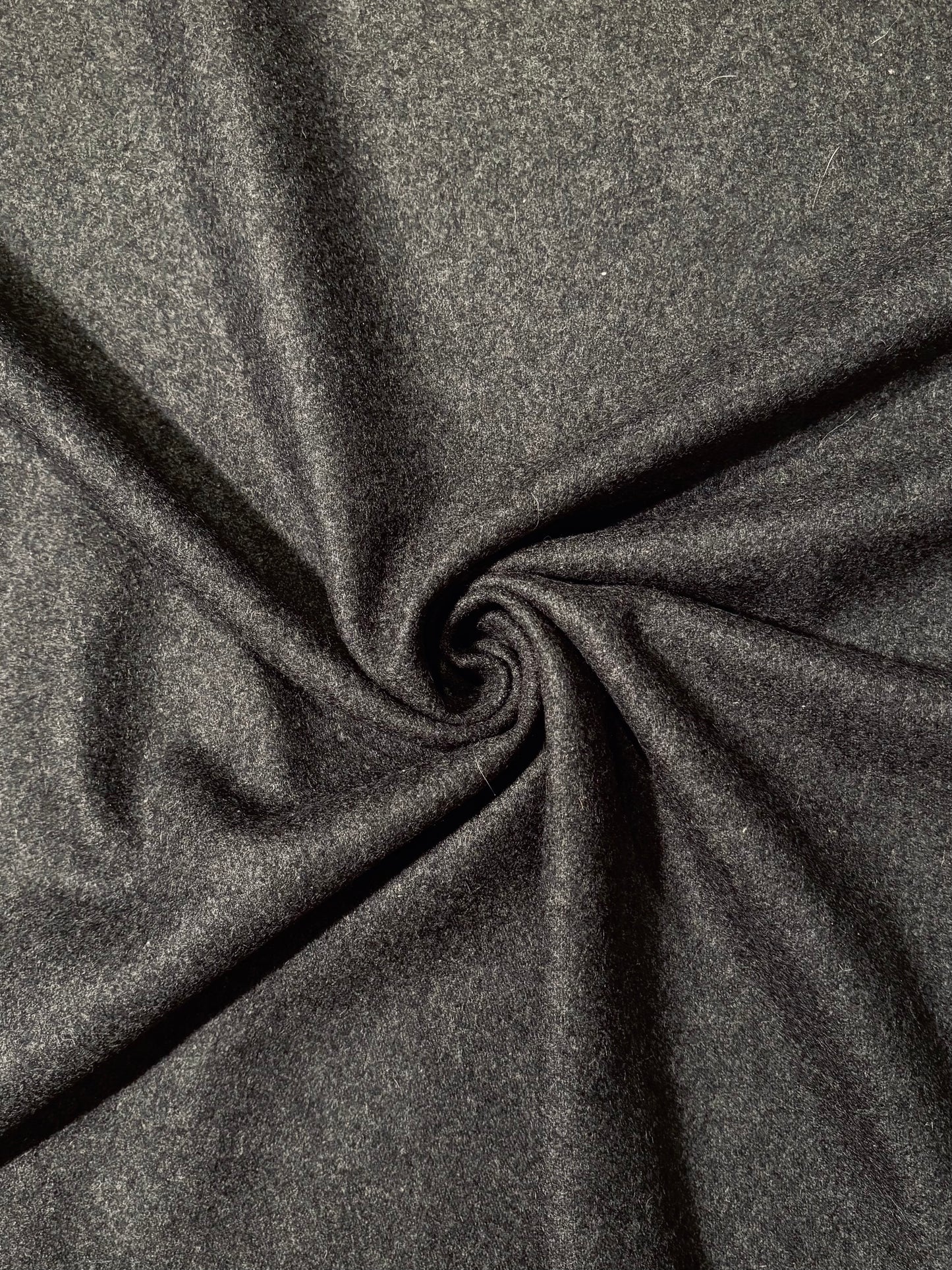 Fabric | Charcoal Grey Wool Coating